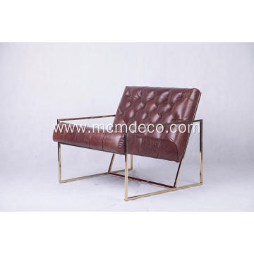 Thin frame lounge chair